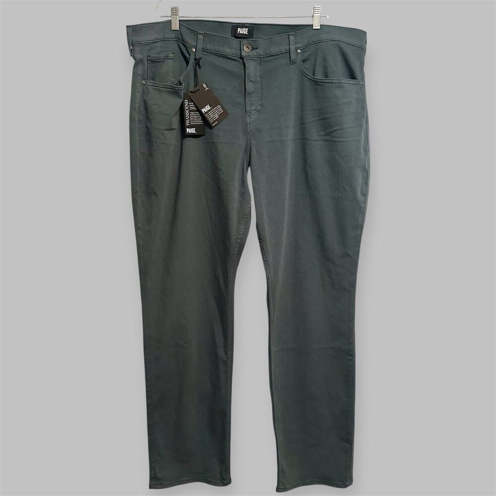 PAIGE Jeans Men’s Size 44 NORMANDIE Straight Blue Storm Sky Stretch Denim Pants